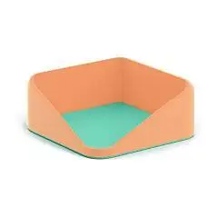 Подставка для блока EK Forte, Pastel Bloom, персиковый с зеленым, фото №1