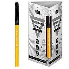 Ручка шариковая Fenix, оранж.корпус, 1мм, черный, фото №1