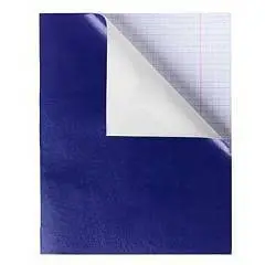 Тетрадь 48л КЛЕТКА "Бумвинил Синий", фото №1