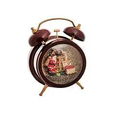 Будильник новогодний  с подсветкой, фото №1