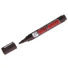 Маркер перманентный Crown "Multi Marker" 3мм, черный, фото №1