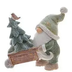 Фигурка декоративная "Гном", L12 W6 H10,5 см, фото №1