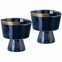 Набор Креманок "Herbal" 2 Шт 10Х10 См 240 Мл Синий, фото №1