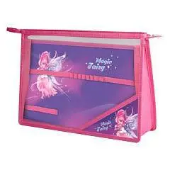 Папка д/труда  А4 33x23 см 1отд /молния "Фея", фото №1