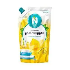 Гель-бальзам д/посуды Natural Fresh Лимон, дой-пак 600 мл, фото №1