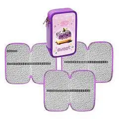 Пенал "So Sweet" 205x120 мм, трехстворчатый, фото №1