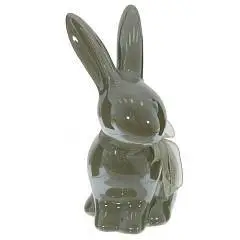 Фигурка декоративная "Заяц" д8 ш6,5 в12см, фото №1