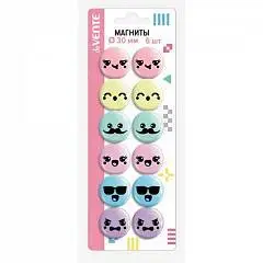 Набор магнитов "deVENTE. Pastel. Smile" D30 мм, 12 шт, фото №1