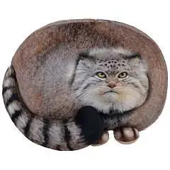 Игрушка мягкая погладь котэ-манул 60см, фото №1