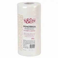Салфетки д/уборки рулон Универсальные 100шт, фото №1