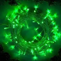 Гирлянда эл. LED-100-220V, 10м, силикон, 8р, зеленый, фото №1