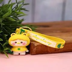 Брелок "Duck on a walk", yellow, фото №1