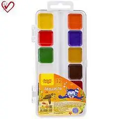 Акварель 12цв Мульти-Пульти Енот в Красном море б/к, фото №1