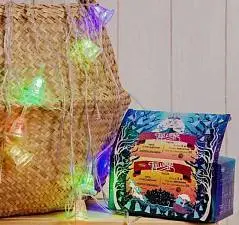 Гирлянда с нас. 5м "Колокольчики" силикон, LED-20-220V, мульт, фото №1