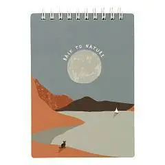 Блокнот А6 100л кл "Mountains", луна, фото №1