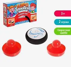 Настольная игра «Аэрохоккей», работает от батареек 3+, фото №1