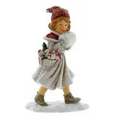Фигурка декоративная "Девочка", L7,5 W4 H12 см, фото №1