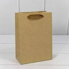 Сумка подарочняа Крафт "Люкс" 14х20х7см., фото №1