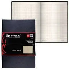 Блокнот А5 128л кл "Black Jack" черный, резинка, фото №1