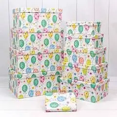 Коробка подарочная "Шарики" прямоуг 24,3*17,6*10.5см 10-5, фото №1