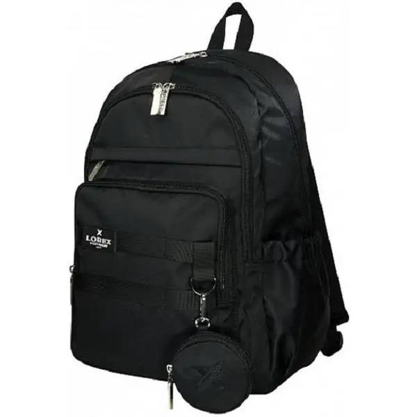 Рюкзак LOREX M15 TOTAL BLACK, 46x31x16 см, 2 отд, фото №1