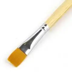 Кисть Синтетика №12 плоск длин руч Сонет, фото №1