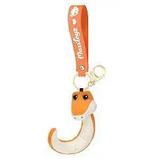 Игрушка мягкая MAXITOYS Змей Снейк Оранжевый 12см, фото №1