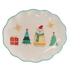 Блюдо, L24 W20 H2,5 см, фото №1