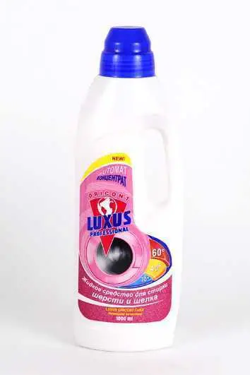 Средство для стирки жидк "LUXUS" 1л д/шерсти,шелка, фото №1