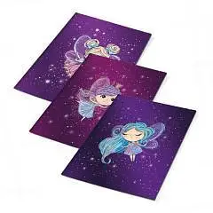 Набор обложек для тетрадей "ФЕЕЧКИ" 3 шт., 346х215 мм, фото №1