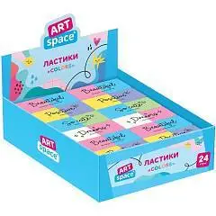 Ластик ArtSpace "Colors" 44*22*11мм, фото №1
