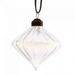 Украшение стекло "Капля", L9 W9 H9 см, фото №1