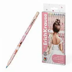 Карандаши цветные дер EK Pointes круг 3мм 12цв, фото №1