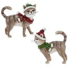 Фигурка декоративная "Кот", L15 W6 H15,5 см, 2в., фото №1