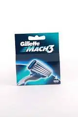 Сменные касеты муж Gillette Mach3, 4шт, фото №1