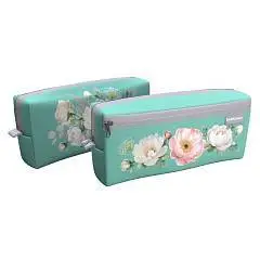 Пенал квадро с 2 отделениями ErichKrause 210x100мм Bloom (Minty), фото №1
