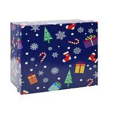 Коробка подарочная "Новогоднее чудо" 19,5х19,5х11 см, фото №1