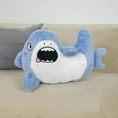 Игрушка мягкая Подушка акула 50см, фото №1