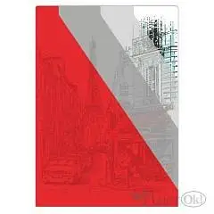 Папка-уголок "City street" А4, 22x31 см, 3 отд., фото №1