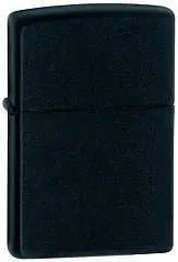 Зажигалка ZIPPO Black Matte, латунь с порош.покр., черн, мат, фото №1