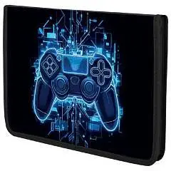 Папка д/тетр А5 пластик молния Digital gamepad BR, фото №1