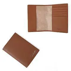 Обложка д/док.жен. Fabretti нат.кожа, св-корчич, фото №1