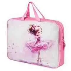 Папка д/тетрадей А4+ 34.5х26х7см 1 отд молния/водоот ткань "Бале, фото №1