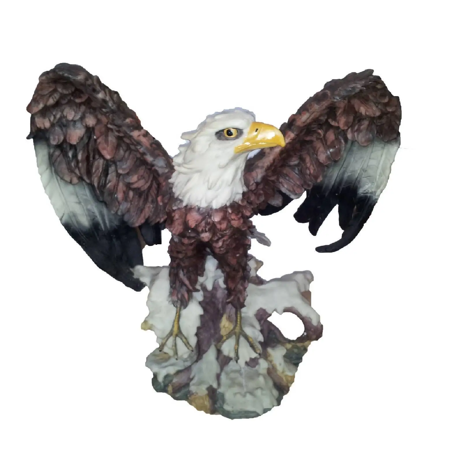 Орел большой с крыльями H-58см, L-56см  БРОНЗА, фото №1