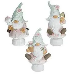 Фигурка декоративная "Дед Мороз", L8 W5 H12 см, 3в., фото №1