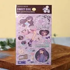 Наклейки "Sweet girl" 20*9см, фото №1