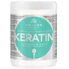 Маска Kallos Cosm Keratin с кератином и молочн протеин 1000мл, фото №1