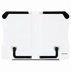 Подставка для книг BRAUBERG "White" регулируемый наклон, белая, фото №1