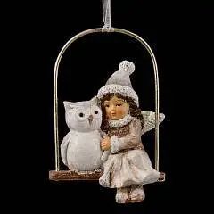 Украшение ErichKrause Decor Ангел и совенок 8.5см, фото №1