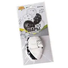 Набор шаров "Котики Лапки" рис+шелк 36см5ш, фото №1